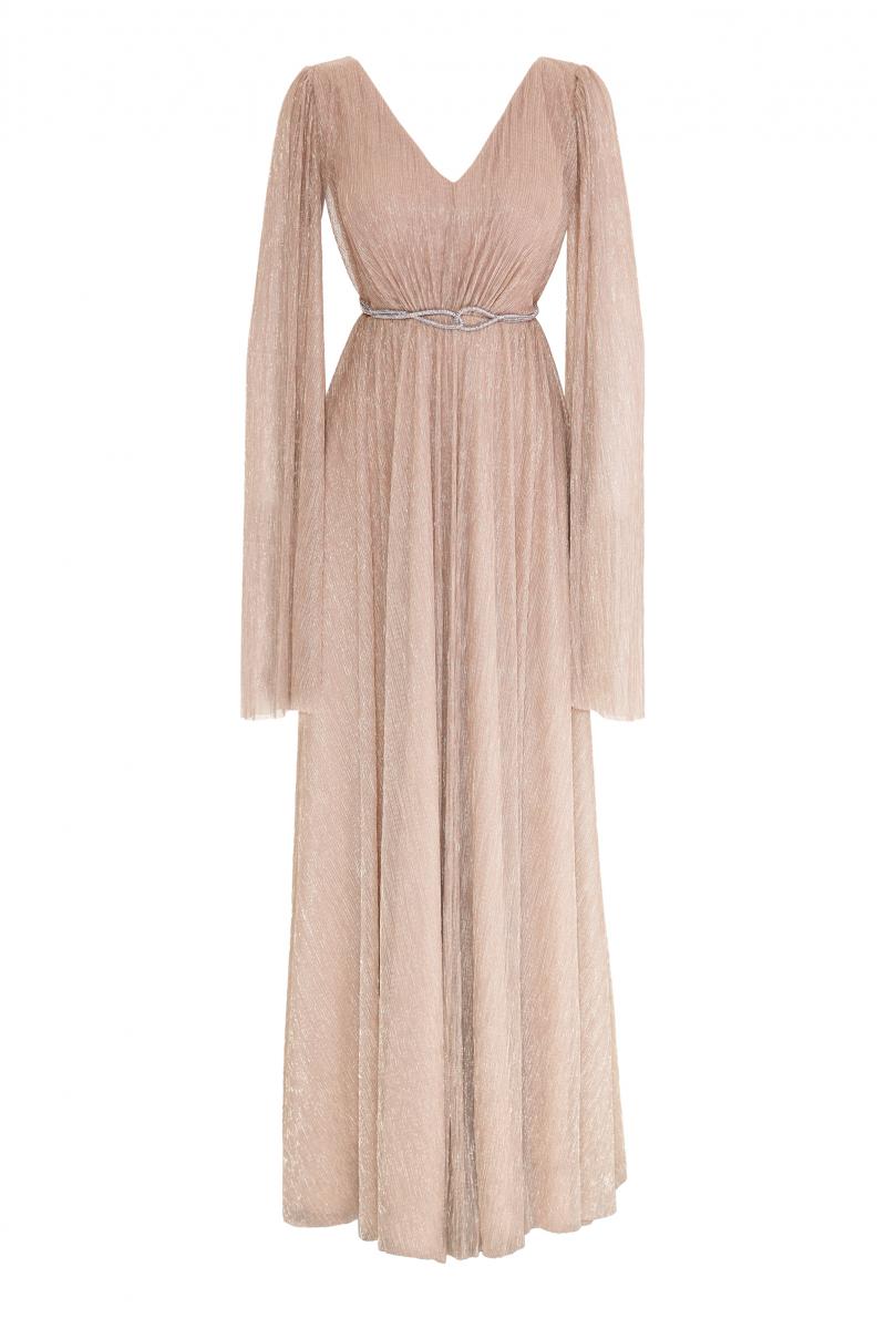 Blush moonlight sleeveless maxi dress